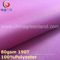 Poliéster tafetá Pongee tecido liso para forro saco (GLLML296)